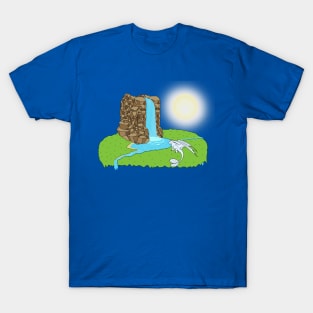 Light Fury at Waterfall T-Shirt